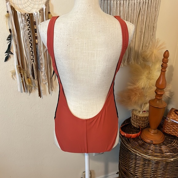 Rust Adidas One Piece Swimsuit/ Size Medium - Picture 5 of 8